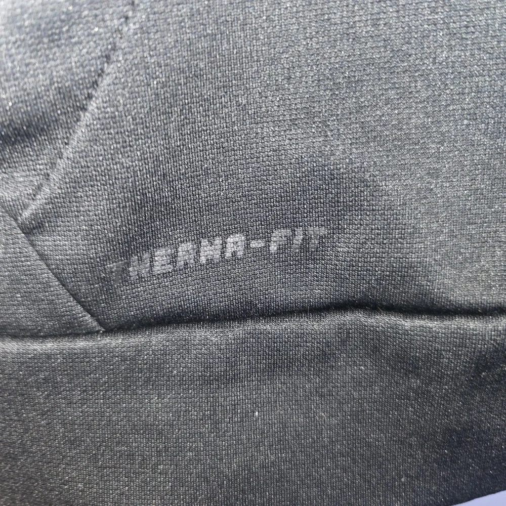 Nike Men's Black Pullover Hoodie with Diagonal Logo - Picture 7 of 8